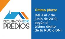 Declaración de Predios 2018